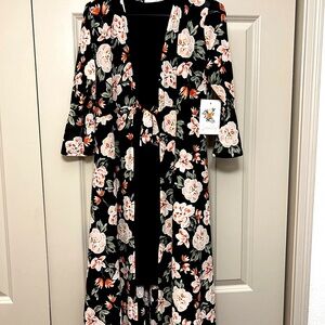 Black and Floral Dress